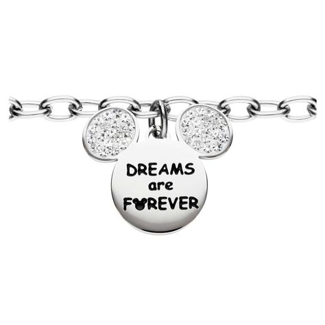 Bracciale Lady Message Acciaio Cristallo - Bracciali con Incisione Donna | Stroili