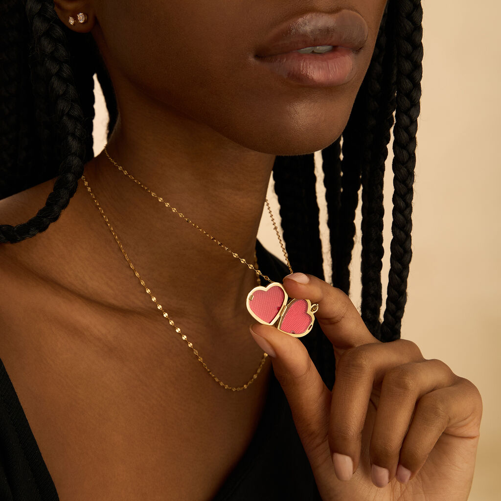 Pendente Portafoto Poème Oro Giallo