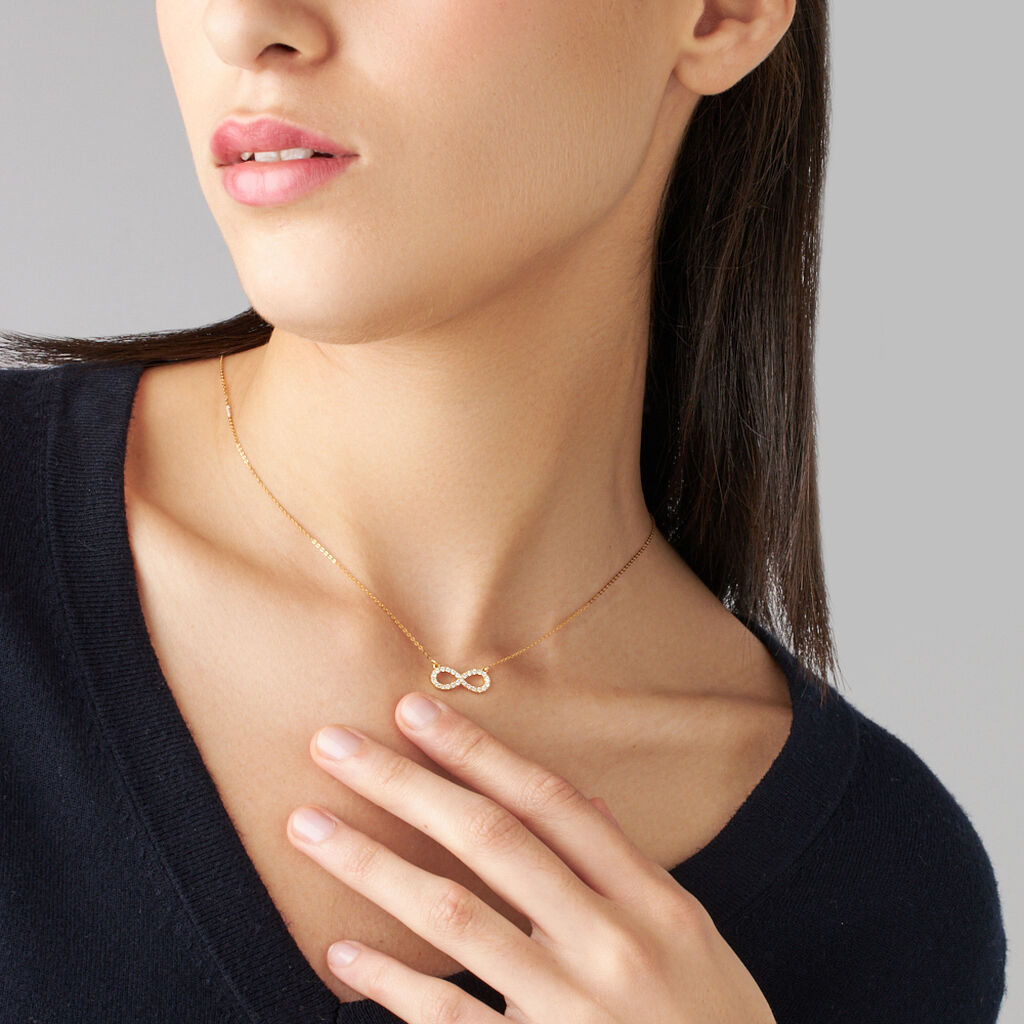 Collana Claire Oro Giallo Cubic Zirconia - Collane Donna | Stroili