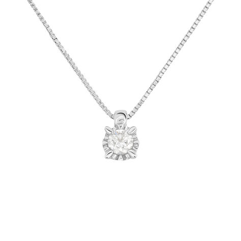 Collana Punto Luce Diamazing Oro Bianco Diamante - Collane Punto Luce Donna | Stroili