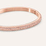 Bangle Aura Acciaio Rosa Cristallo