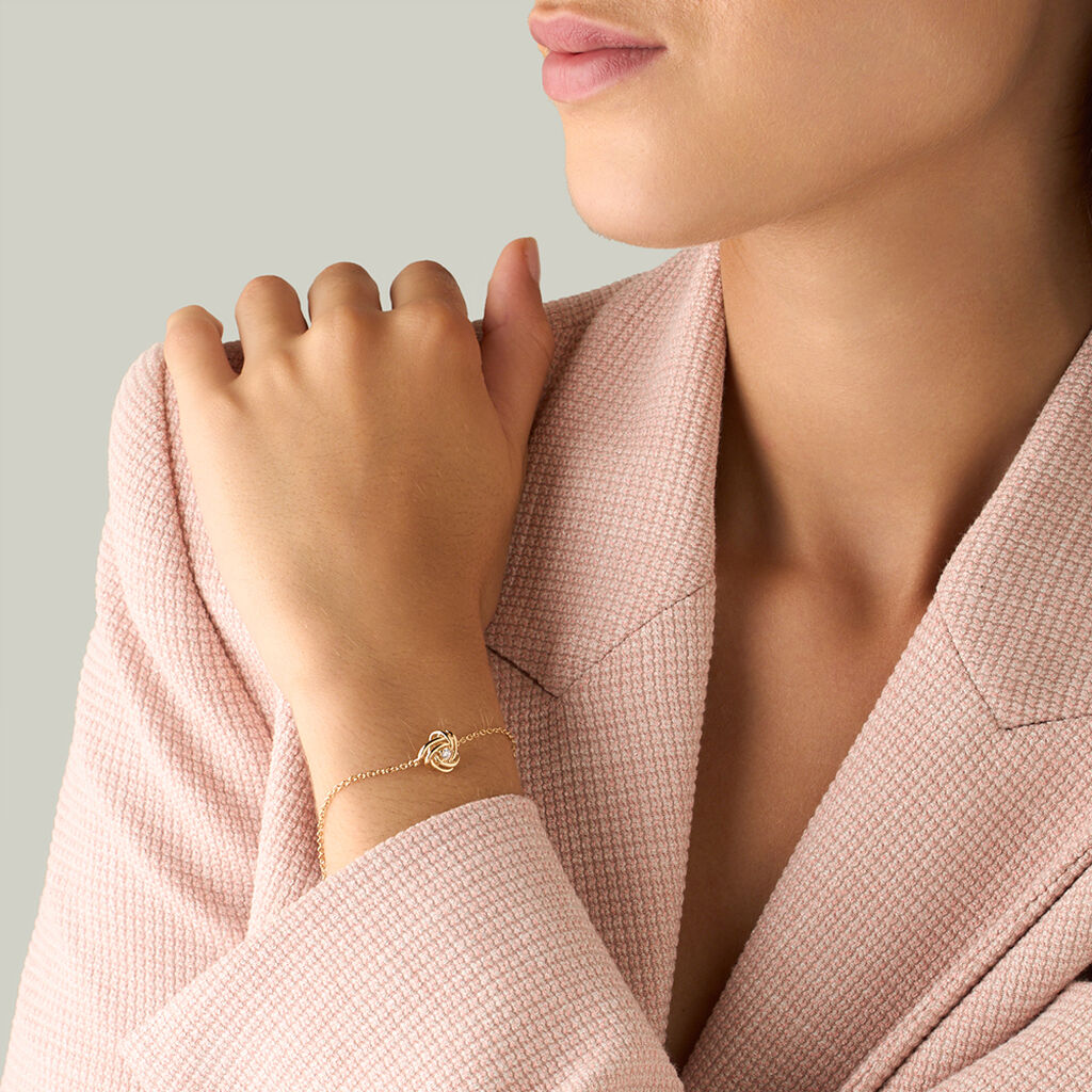 Bracciale Golden Dream Placcato Oro Giallo Cubic Zirconia - Bracciali Amicizia Donna | Stroili
