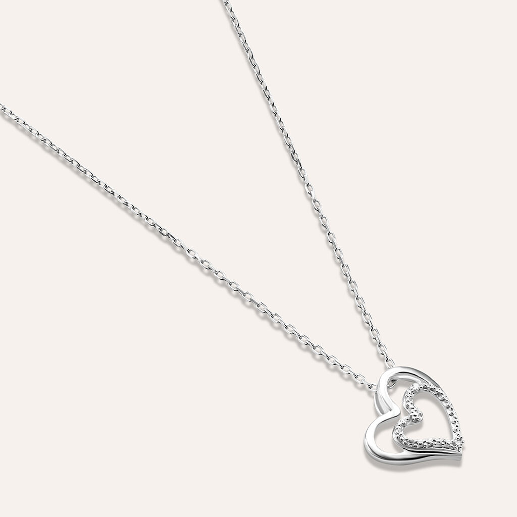 Collana Sophia Oro Bianco Diamante