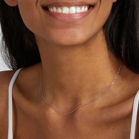 Catenina Poème Oro Bianco - Catenina Donna | Stroili