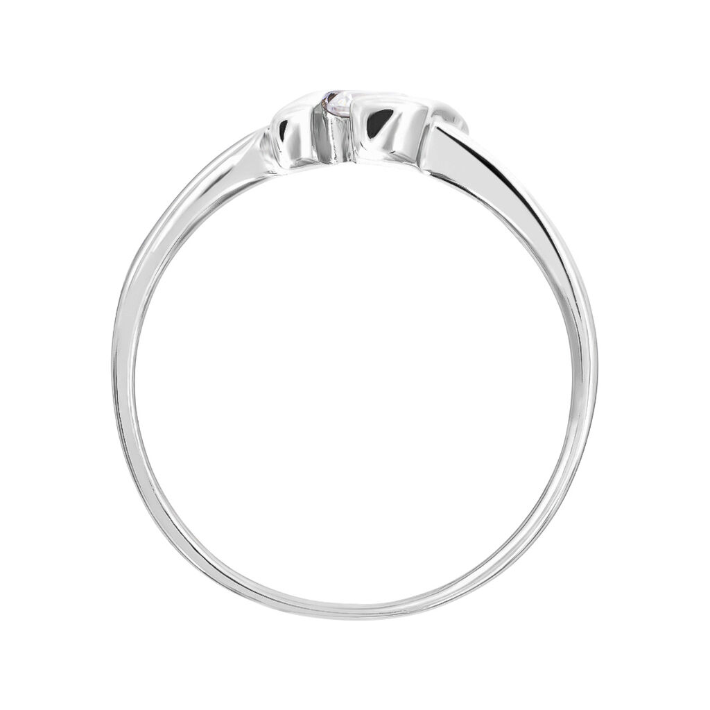 Anello Solitario Silver Elegance Argento Rodiato Cubic Zirconia - Anelli con Pietre Donna | Stroili