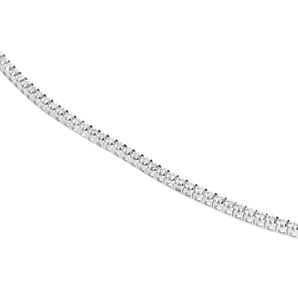 Tennis in oro bianco e diamanti 0.70 ct - Bracciali Donna | Stroili