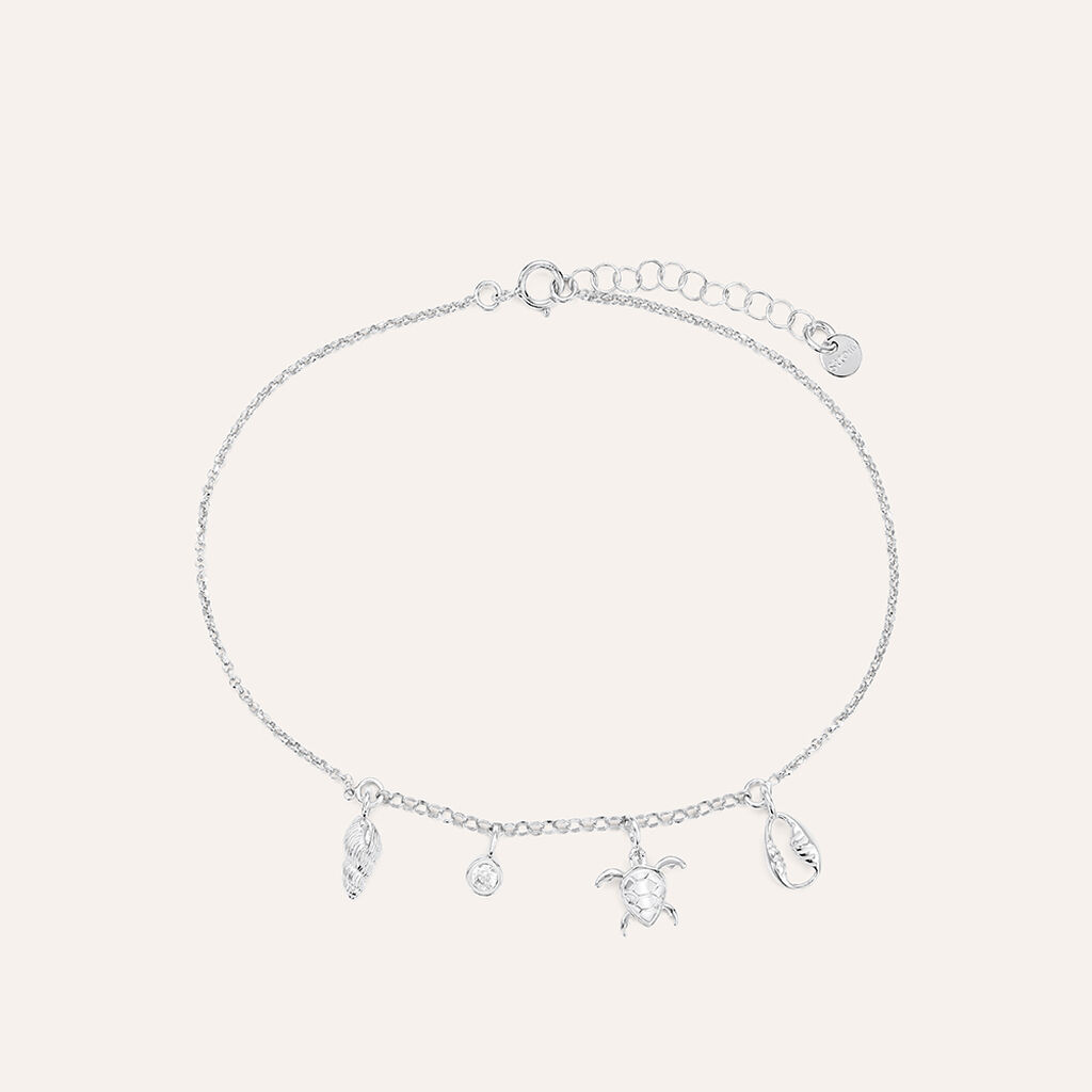 Cavigliera Silver Collection Argento Rodiato Cubic Zirconia