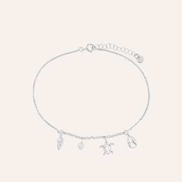 Cavigliera Silver Collection Argento Rodiato Cubic Zirconia