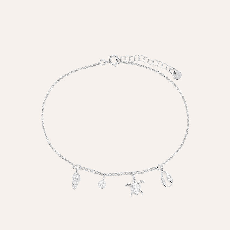 Cavigliera Silver Collection Argento Rodiato Cubic Zirconia - Cavigliere Donna | Stroili