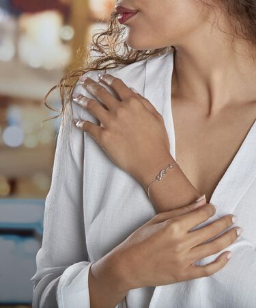 Bracciale Silver Moments Argento Rodiato Cubic Zirconia