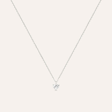 Collana Punto Luce Diamade Oro Bianco Diamante Lab-Grown