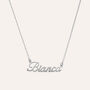 Collana Bianca Gold Names Oro Bianco