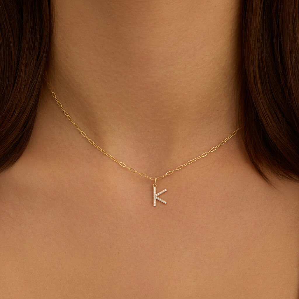 Pendente Poème Oro Giallo Cubic Zirconia - Ciondoli Donna | Stroili