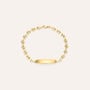 Bracciale Con Targhetta Holy Oro Giallo