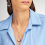 Collana Aura Acciaio Cristallo