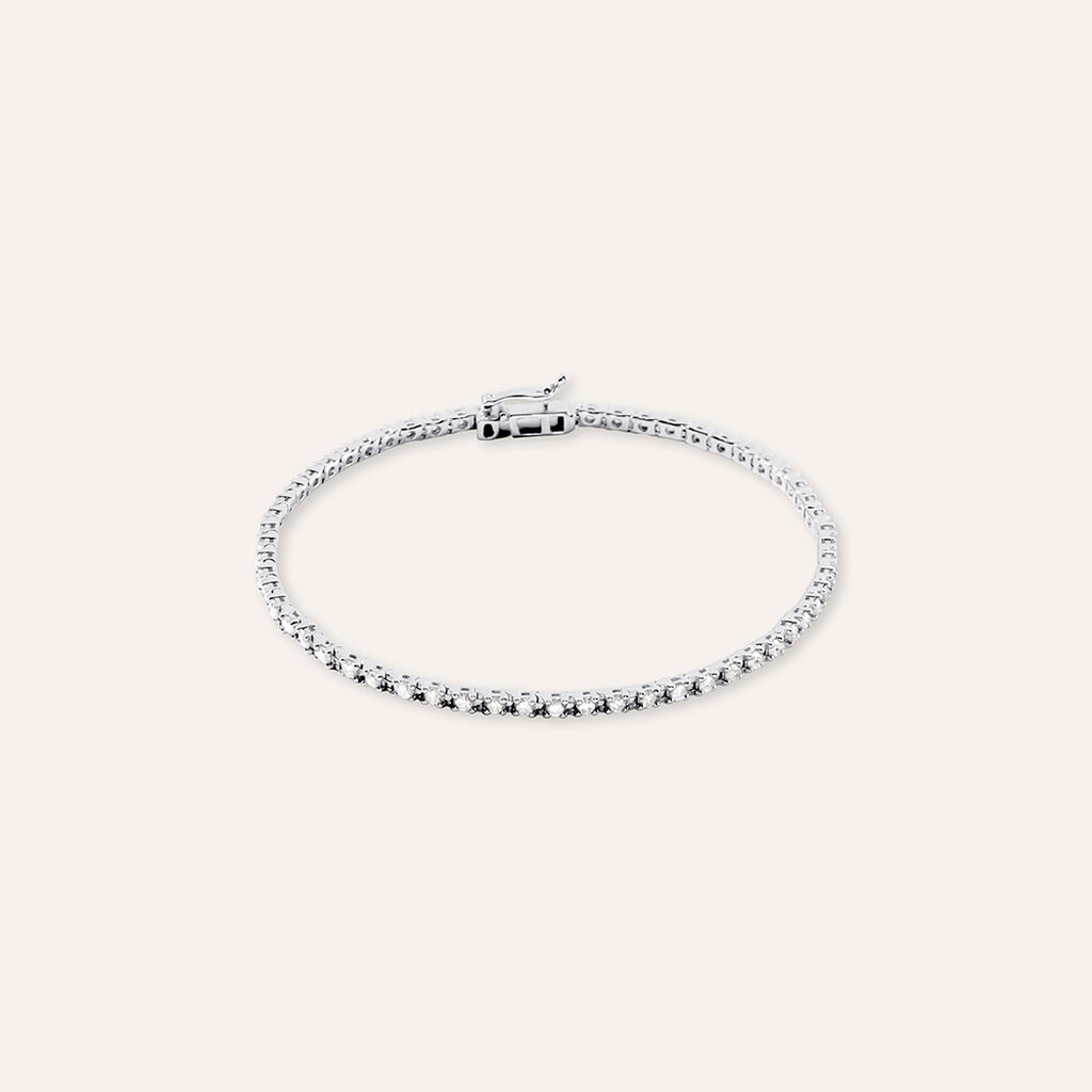 Bracciale Tennis Grace Oro Bianco Diamante
