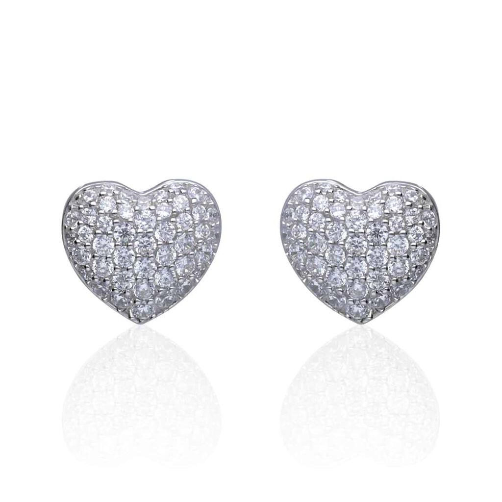 Orecchini Lobo Silver Shine Argento Rodiato Cubic Zirconia - Orecchini a Lobo Donna | Stroili