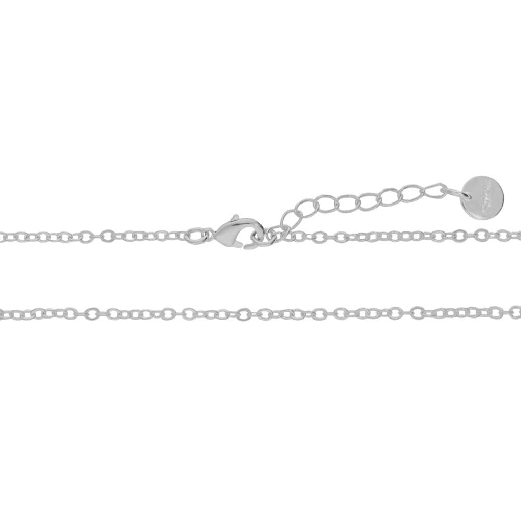 Collana in ottone rodiato con pendente cuore e brillanti - Collane Donna | Stroili