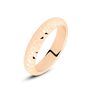 Fede Classica Leggera Diamantata 4 mm Oro Rosa