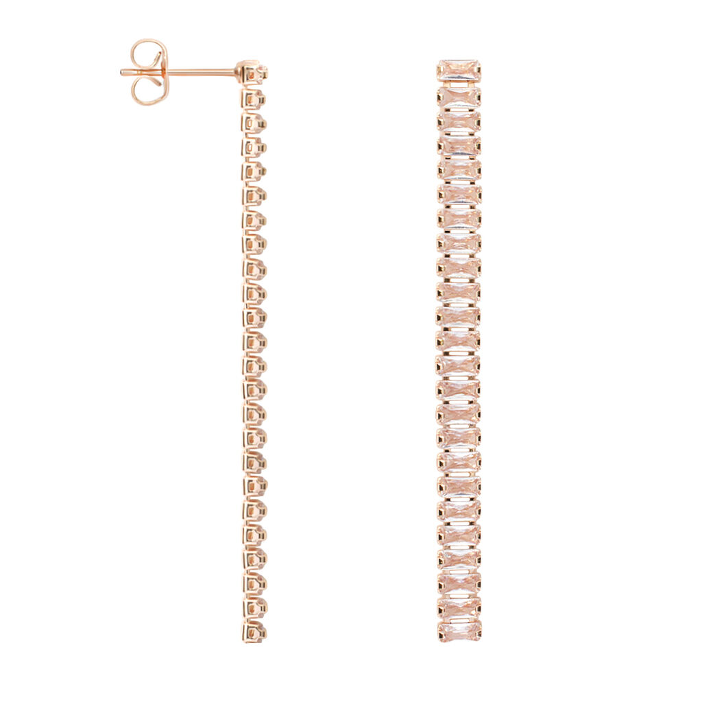 Orecchini Pendenti Tennis Romantic Shine Metallo Cristallo - Orecchini Pendenti Donna | Stroili