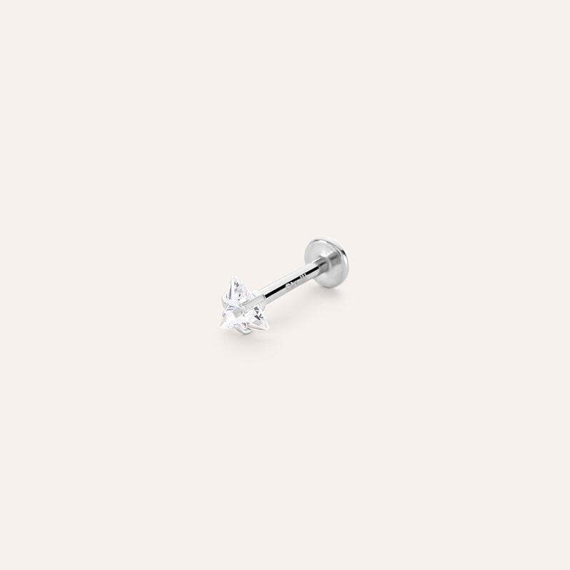 Piercing Orecchio Tragus Helix Conch Moonlight Acciaio Cristallo - Piercing Orecchio Donna | Stroili
