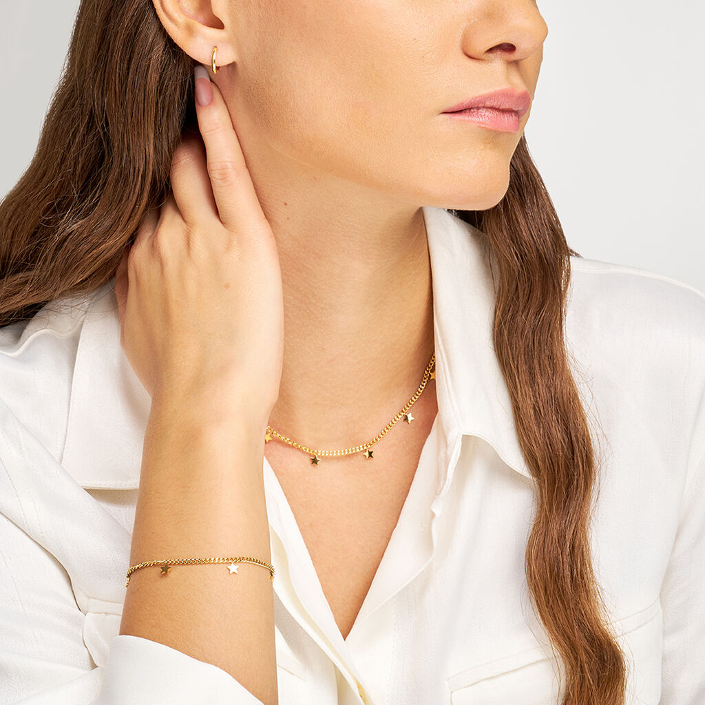 Collana Lady Chic Acciaio Dorato - Collane Donna | Stroili