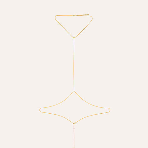 Bodychain Lady Code Acciaio Dorato - Gioielli Donna | Stroili