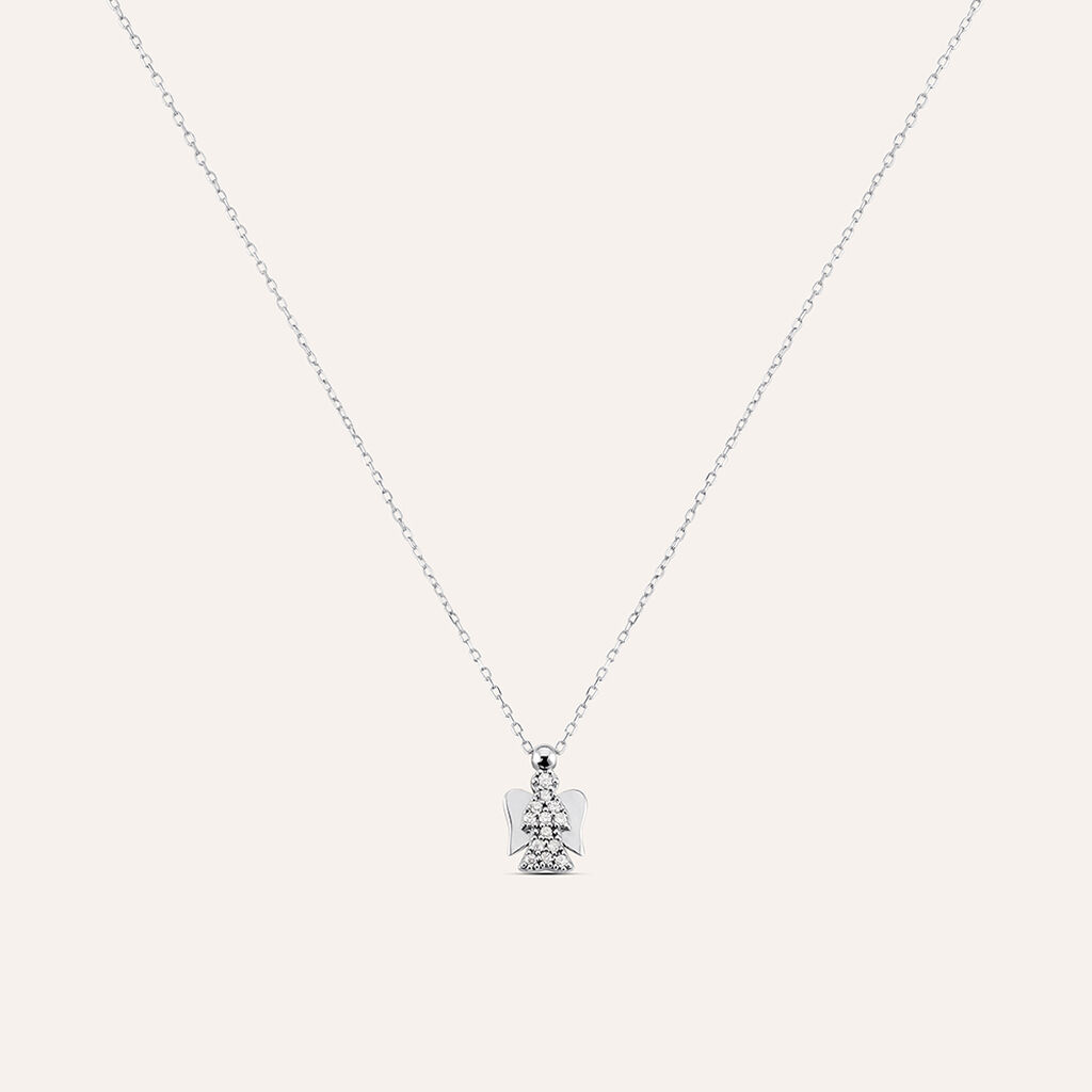 Collana Claire Oro Bianco Cubic Zirconia