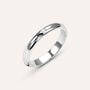 Fede Classica Leggera 3.2 mm Oro Bianco Diamante