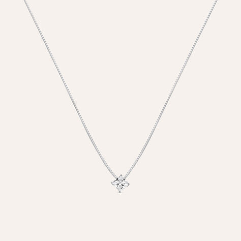 Collana Punto Luce Silver Elegance Argento Bianco Cubic Zirconia - Collane Punto Luce Donna | Stroili