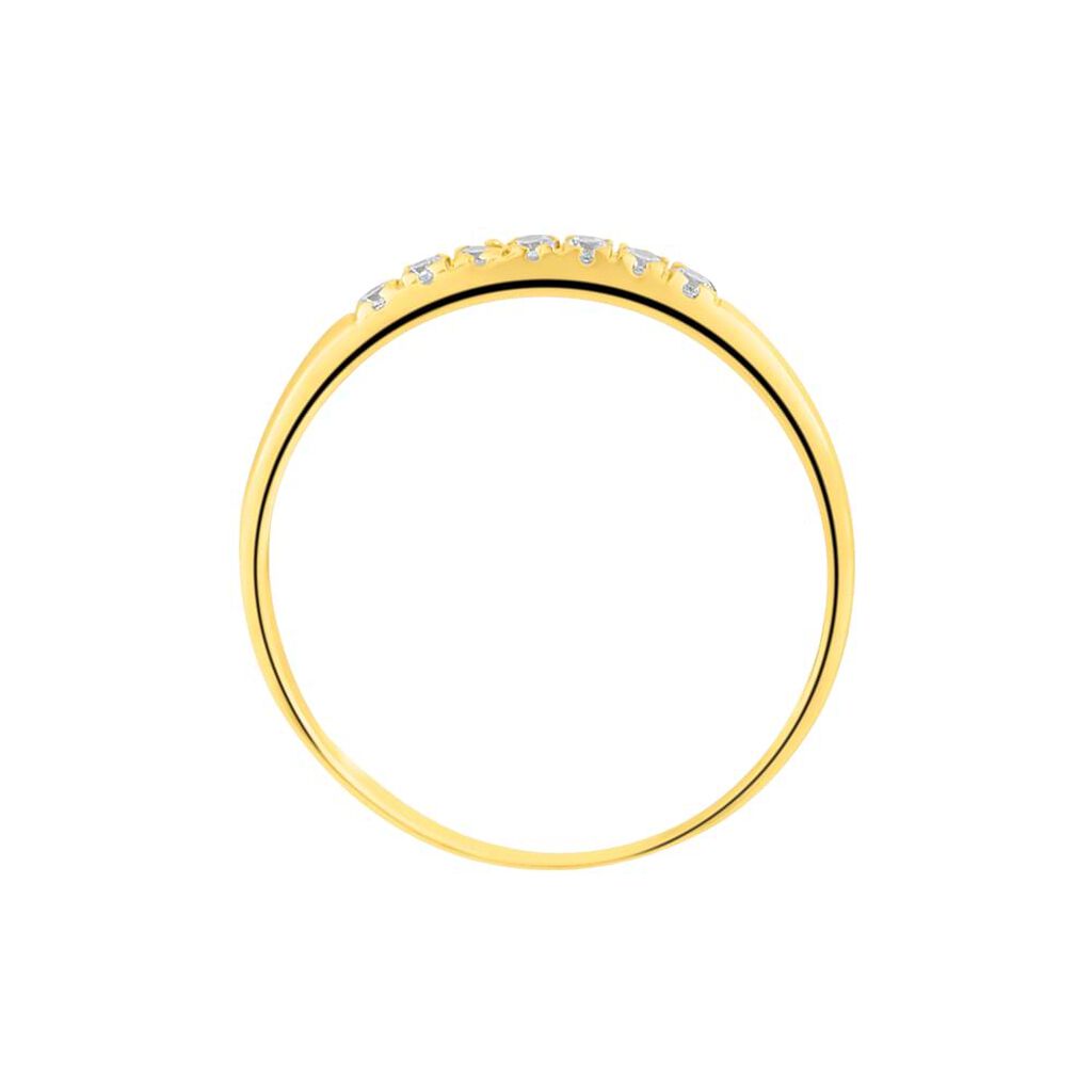 Anello Riviere Claire Oro Giallo Cubic Zirconia - Anelli Riviere Donna | Stroili
