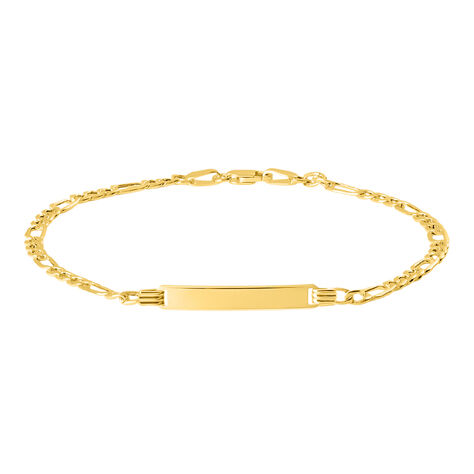 Bracciale Con Targhetta L'homme Or Oro Giallo - Bracciali con Incisione Uomo | Stroili