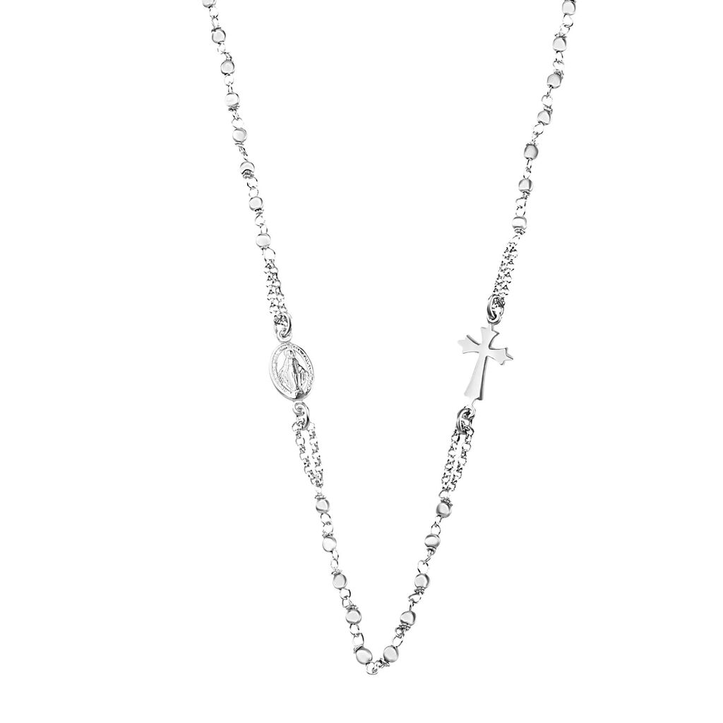 Collana Rosario Silver Soul Argento Rodiato - Collane Rosario Donna | Stroili