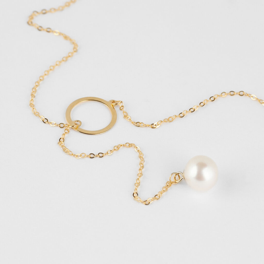 Collana Gabrielle Oro Giallo Perla D'Acqua Dolce - 1427101 • Stroili