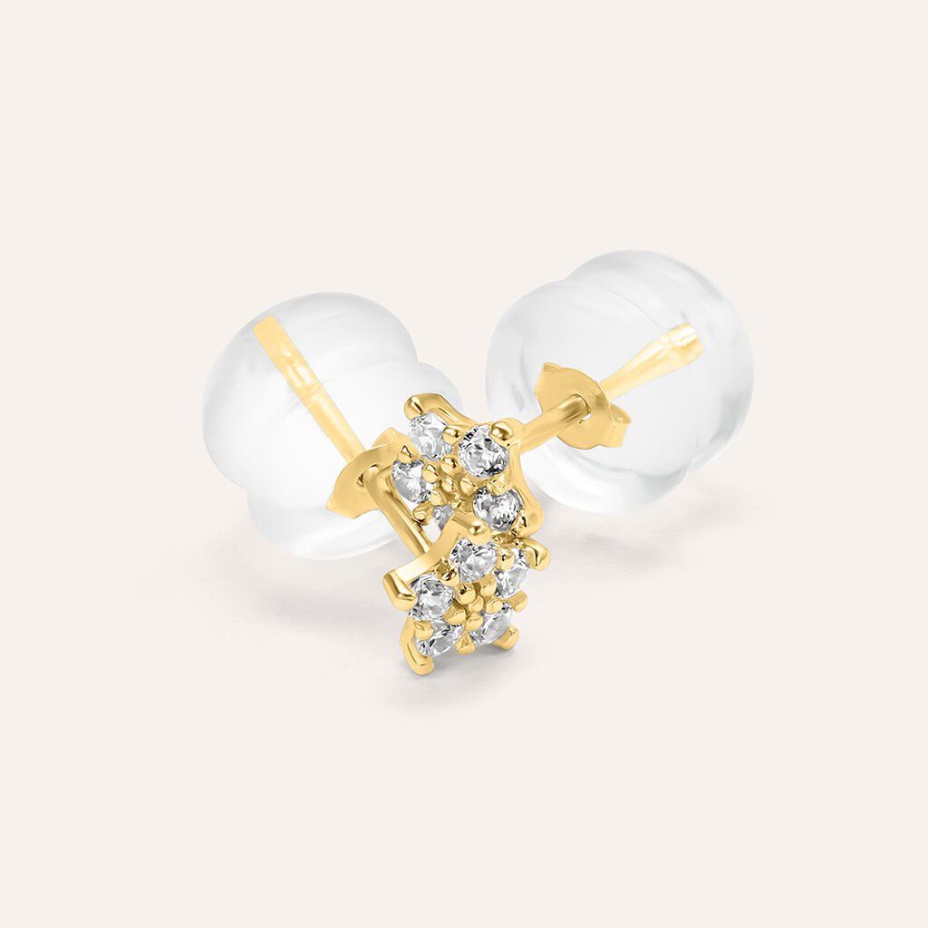 Orecchini Lobo Bon Ton Oro Giallo Cubic Zirconia - Orecchini a Lobo Donna | Stroili