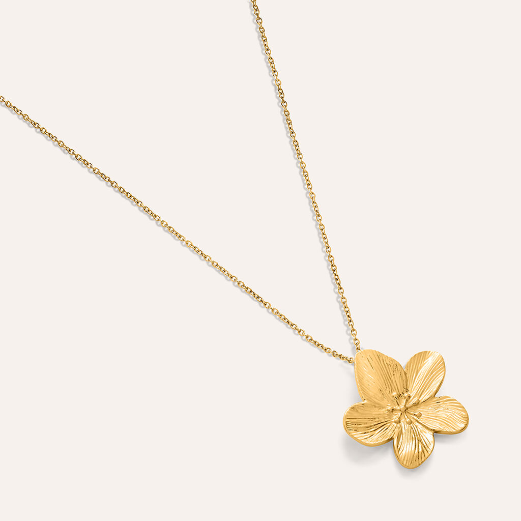 Collana Radiance Acciaio Dorato