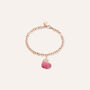 Bracciale Lady Sweet Acciaio Rosa Cristallo