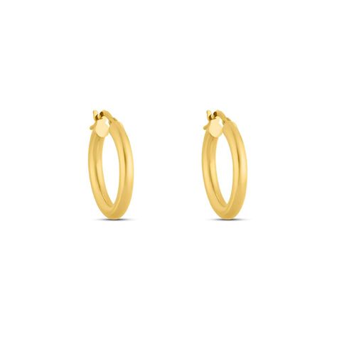 Orecchini A Cerchio Gold Essence Oro Giallo - Orecchini a Cerchio Donna | Stroili
