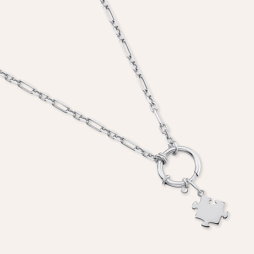 Pendente Love Beats Argento Rodiato