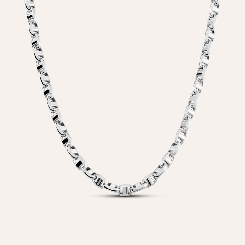 Catena L'homme Or Oro Bianco - Collane Catena Uomo | Stroili