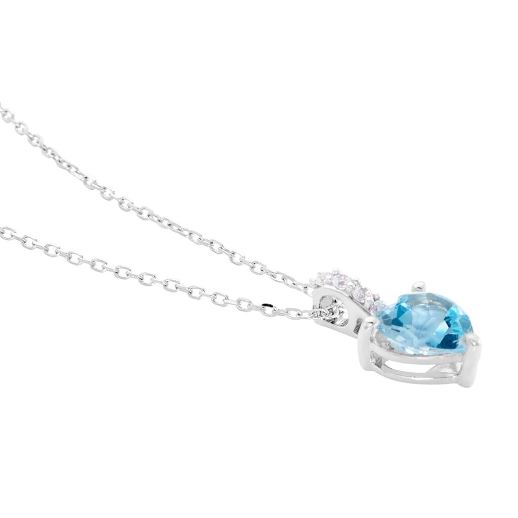 Collana Punto Luce Amélie Oro Bianco Topazio Cubic Zirconia - Collane Punto Luce Donna | Stroili