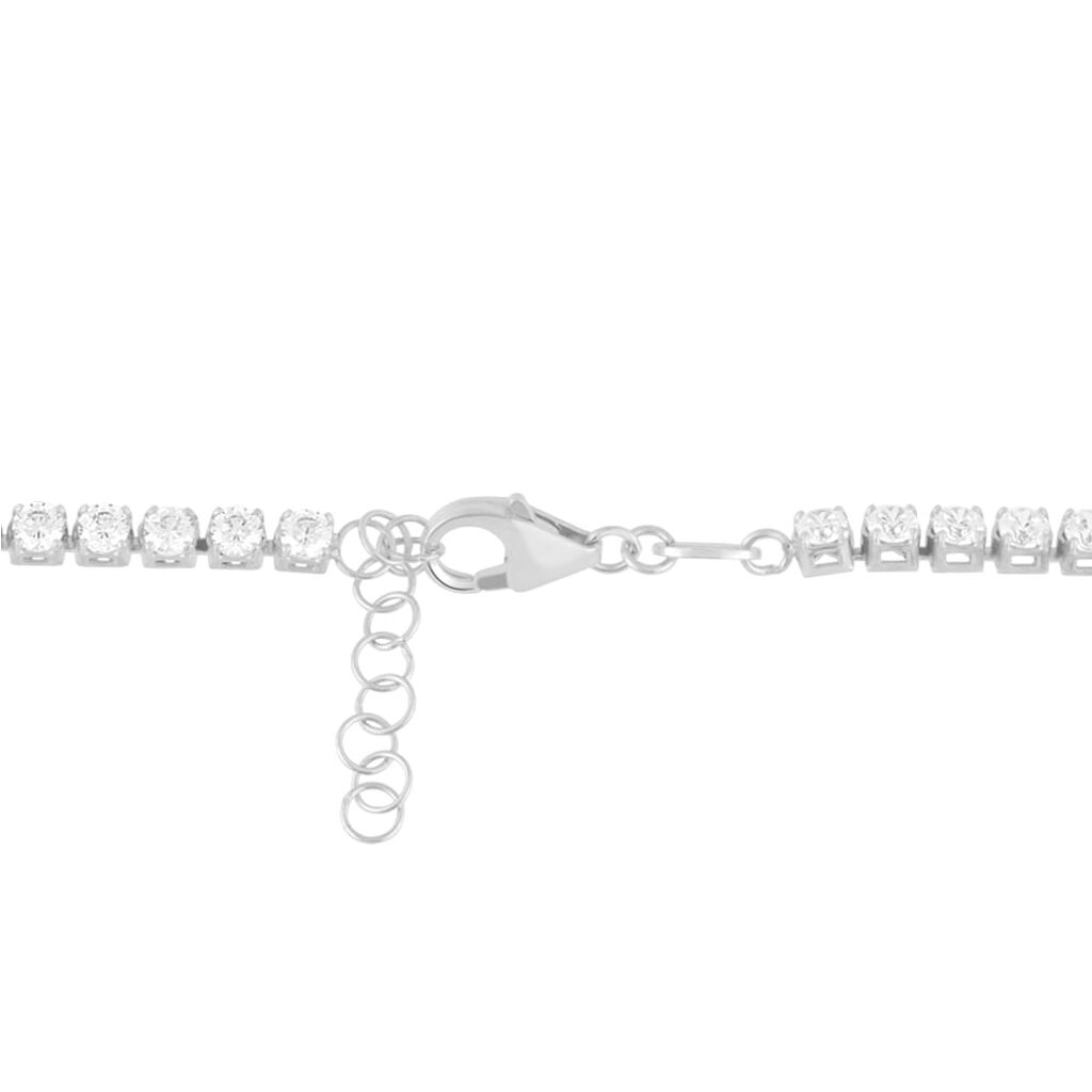 Bracciale Tennis Claire Oro Bianco Cubic Zirconia - Bracciali Tennis Donna | Stroili