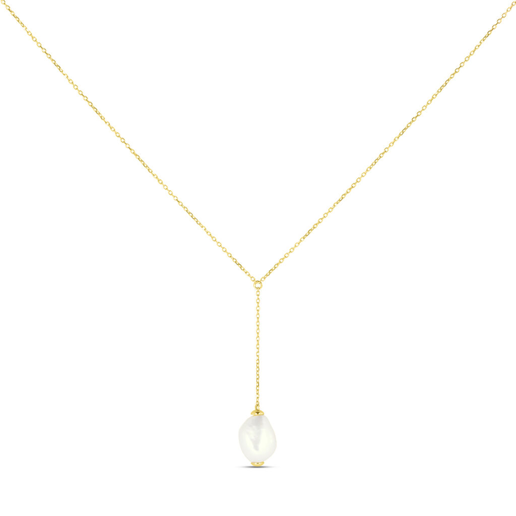 Collana Gabrielle Oro Giallo Perla D'Acqua Dolce - Collane Donna | Stroili