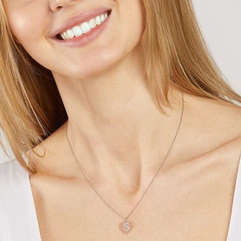 Collana Silver Collection Argento Bicolore Bianco / Rosa - Collane Donna | Stroili