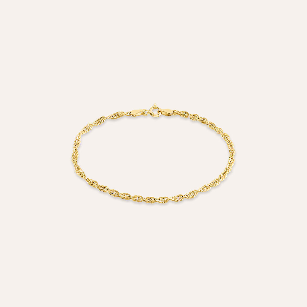 Bracciale Catena Gold Essence Oro Giallo