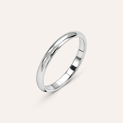 Anello Fedina Silver Collection Argento Rodiato - Anelli con Incisione Unisex | Stroili