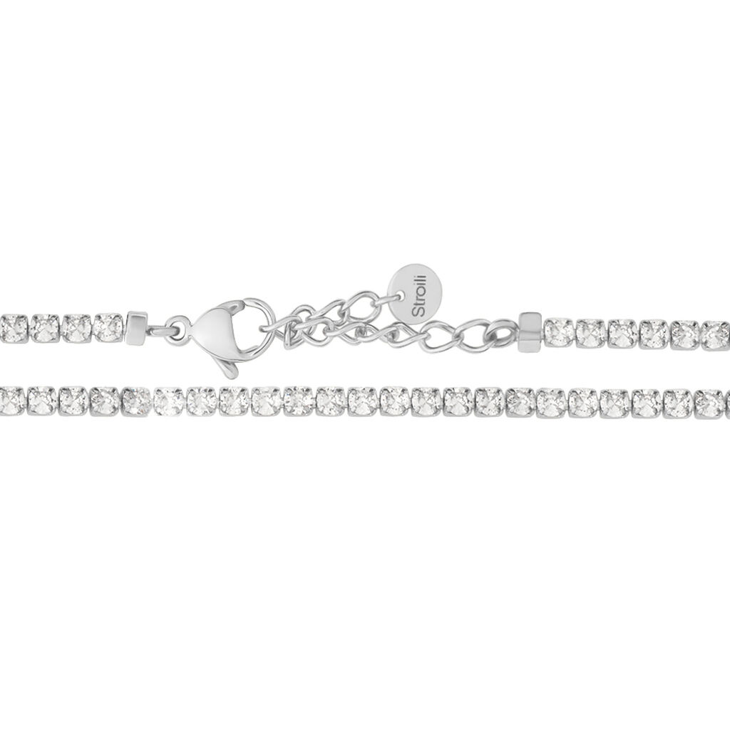 Collana Tennis Lady Chic Acciaio Cristallo - Collane Tennis Donna | Stroili