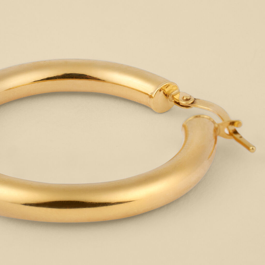 Orecchini A Cerchio Toujours Oro Giallo - Orecchini a Cerchio Donna | Stroili