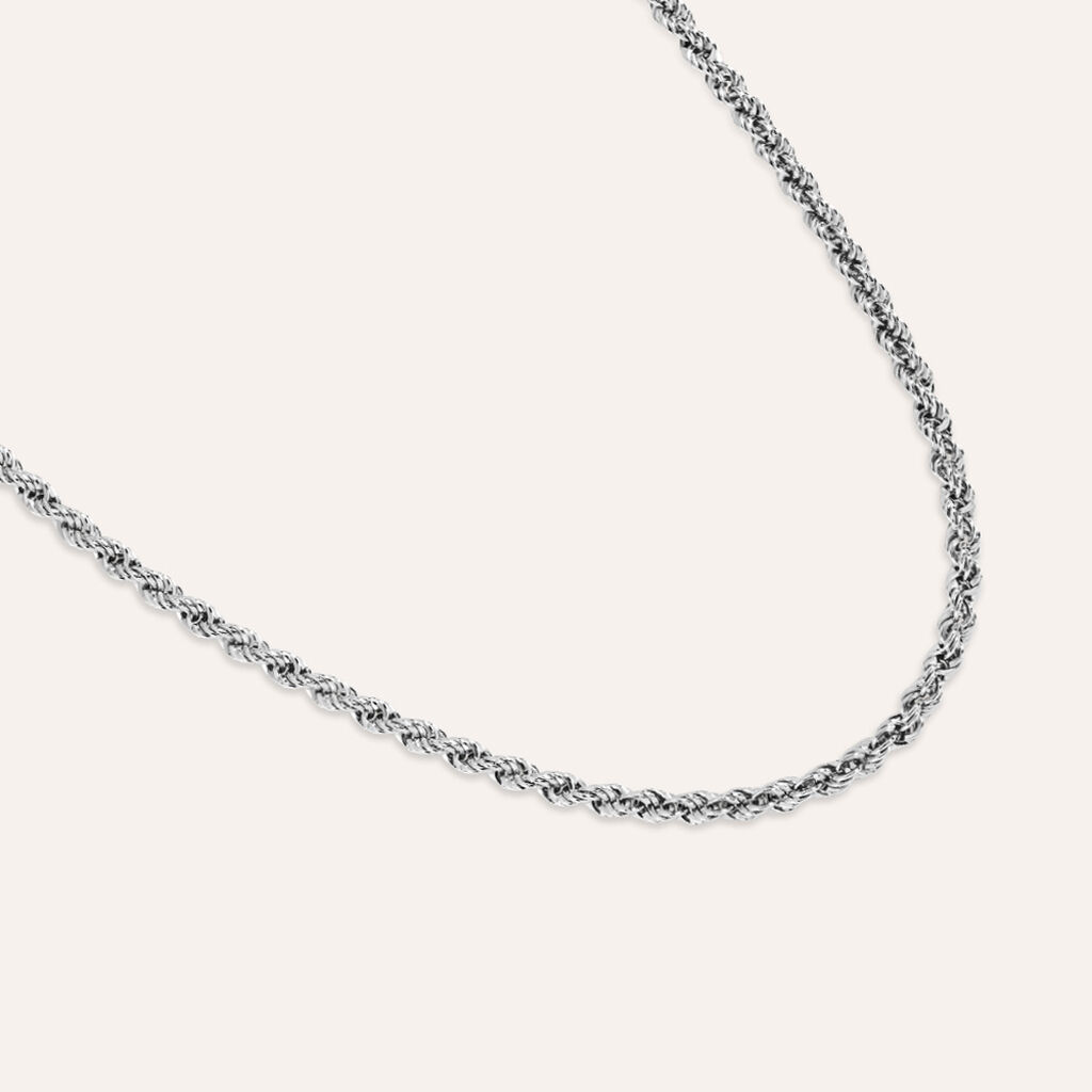 Catena Gentleman Argento Rodiato