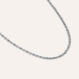 Catena Gentleman Argento Rodiato